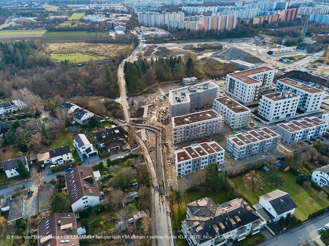 21.11.2020 - Piederstrorfer Gelände und Alexisquartier in Neuperlach in München